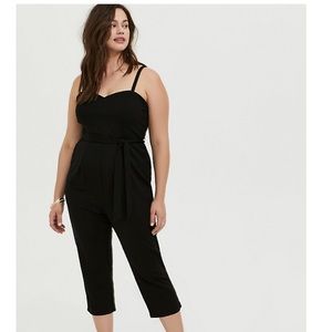 Torrid Ponte Self-tie Jumpsuit